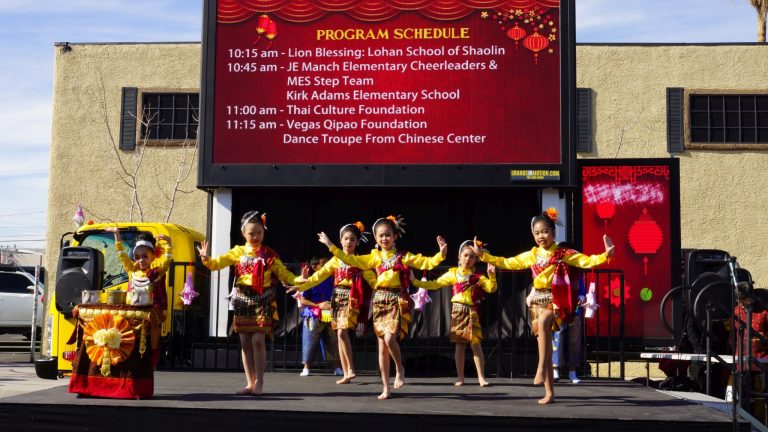 Thai Culture Foundation Youth Dancers performing at CNY 2020